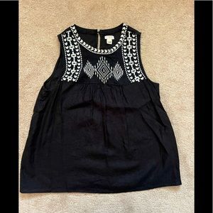 Sleeveless JCrew shirt